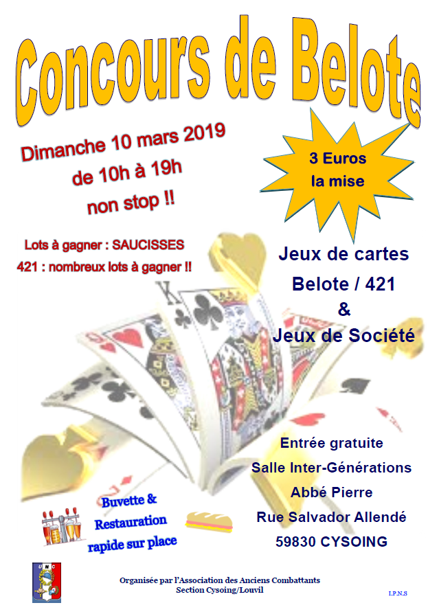 concours Belote 421
